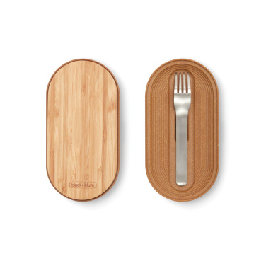 Logotrade firminės dovanos nuotrauka: „Black+Blum“ nerūdijančio plieno dviguba bento dėžutė